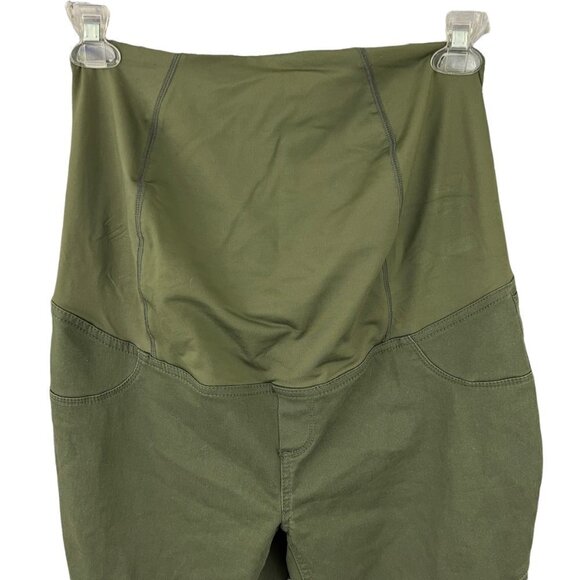 Isabel Maternity by Ingrid & Isabel Green Jeggings Size 8 - Picture 6 of 9